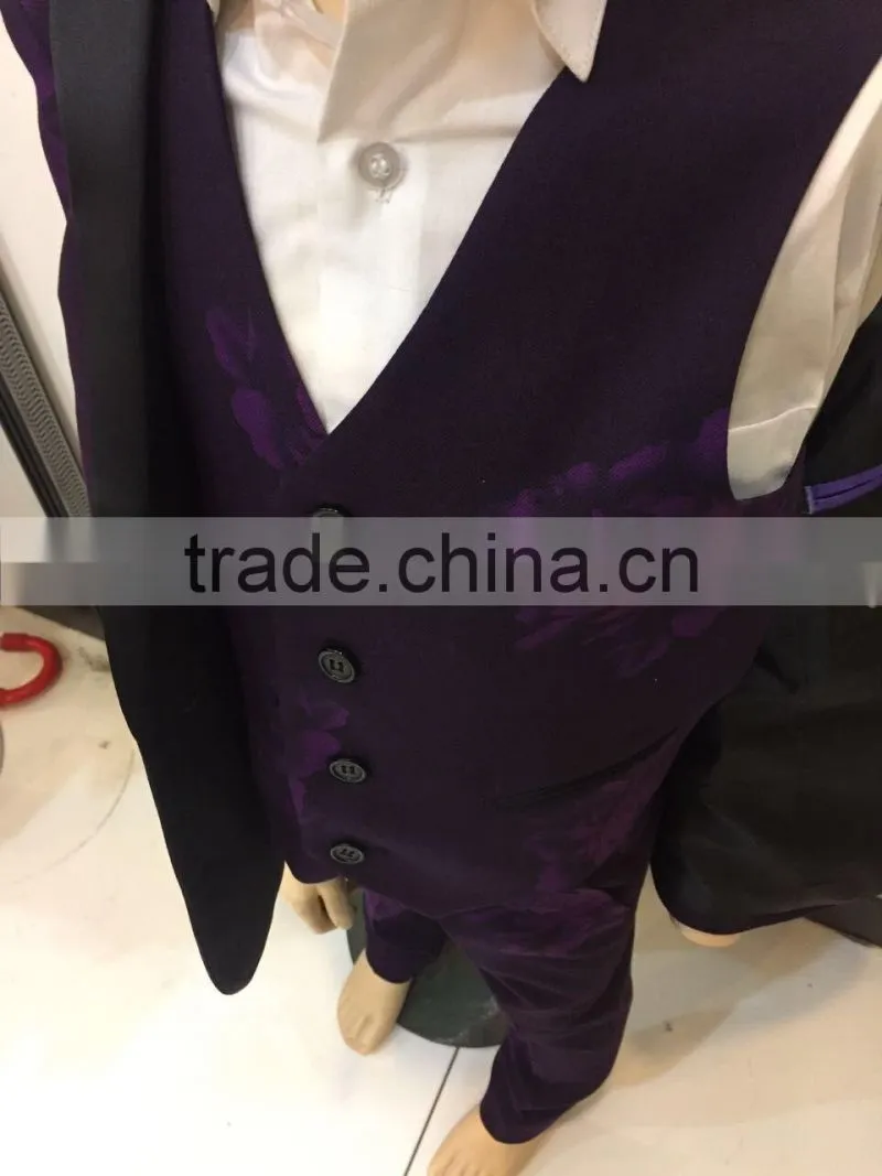 2017 new style purple boy suits