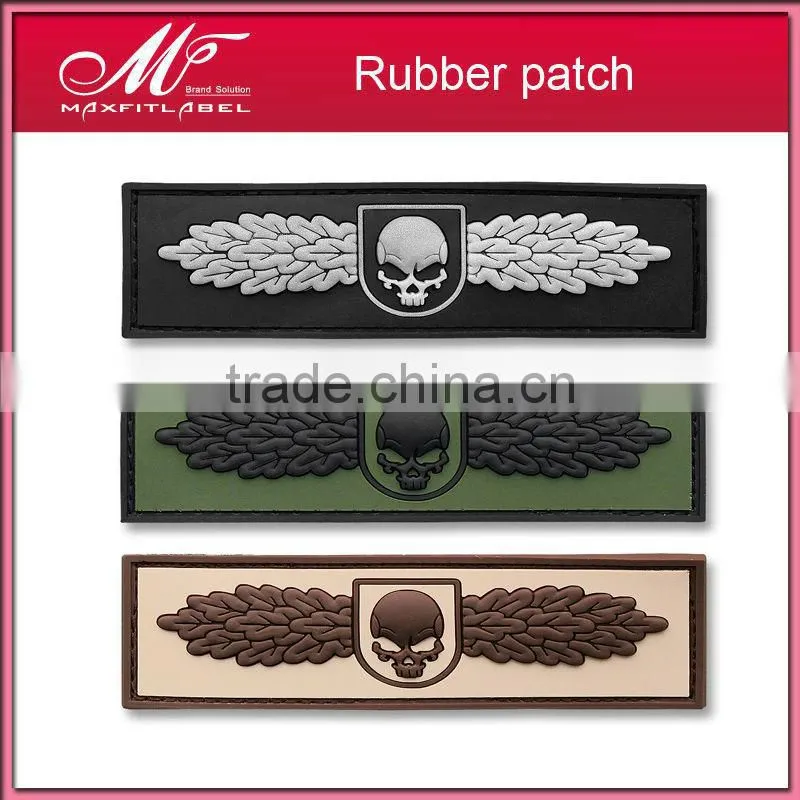 2016 high quality Clothes rubber Patch bags patch