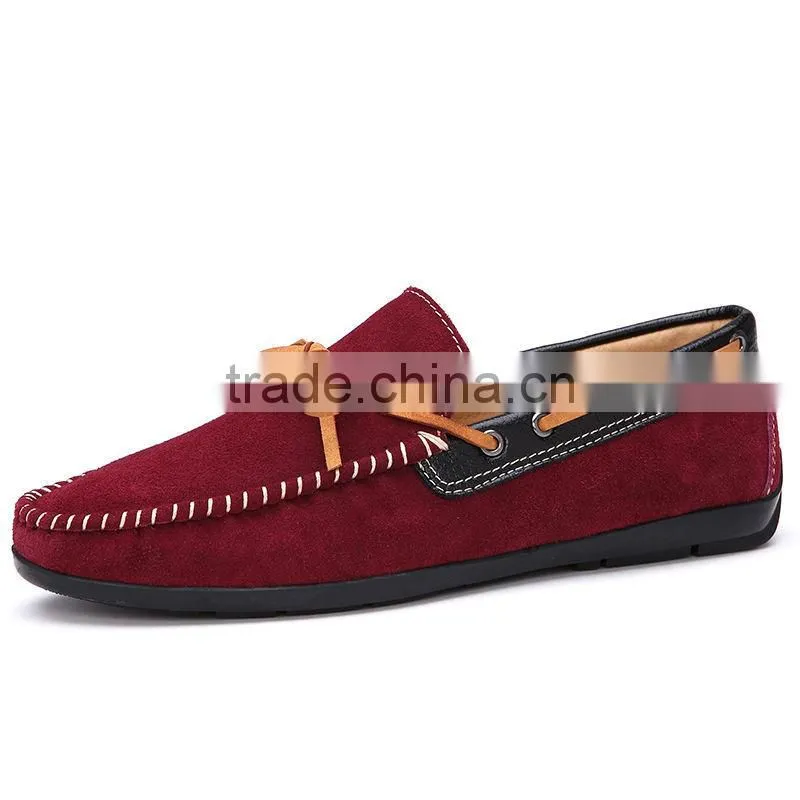made in china factory fashion casual loafers peas shoes sample for men, adults leather casual men shoes fashion high quality