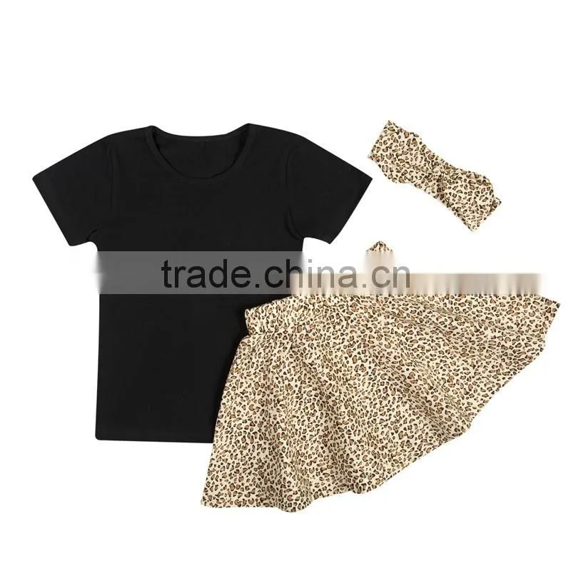 Chinese clothing manufacturers Baby product Girls Fashion Knitted cotton top + Skirt baby clothing sets