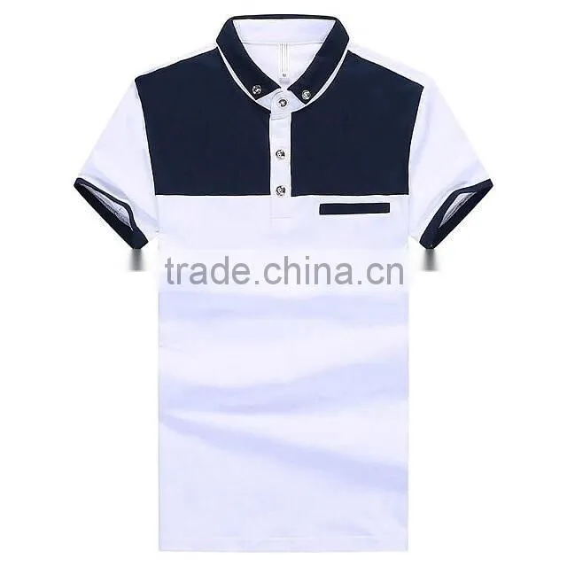 Good quality cheap men's short sleeve cotton polo shirt