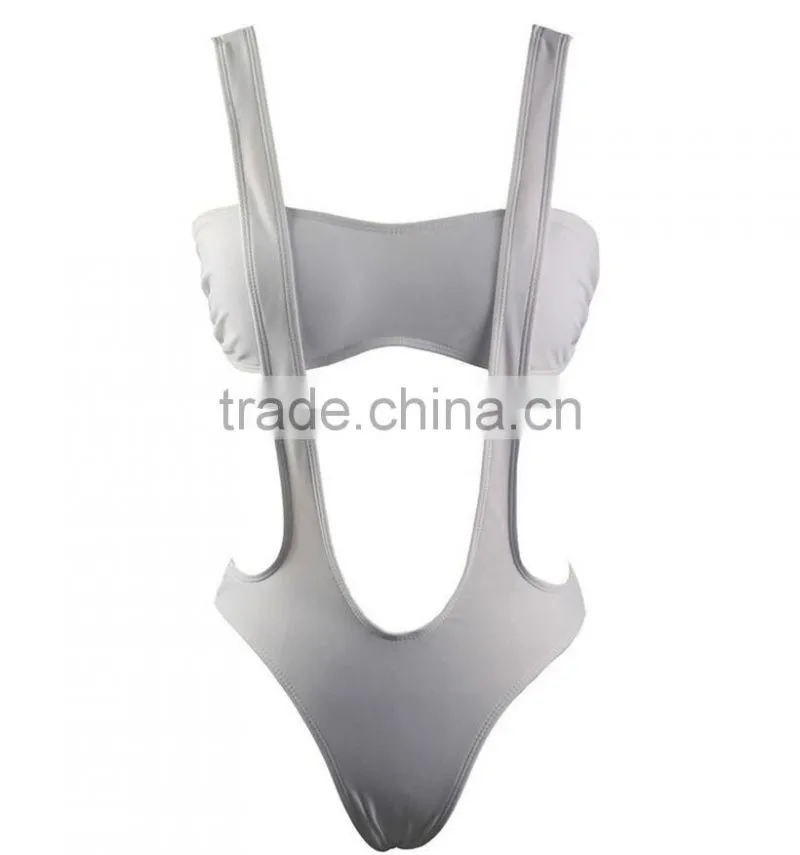 M895 dingyang fashion sexy bandage hollow one piece bikini swimwear
