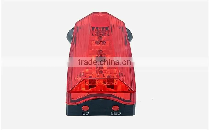 Laser Beams Bicycle Laser Tail Light Rechargeable 5 LED