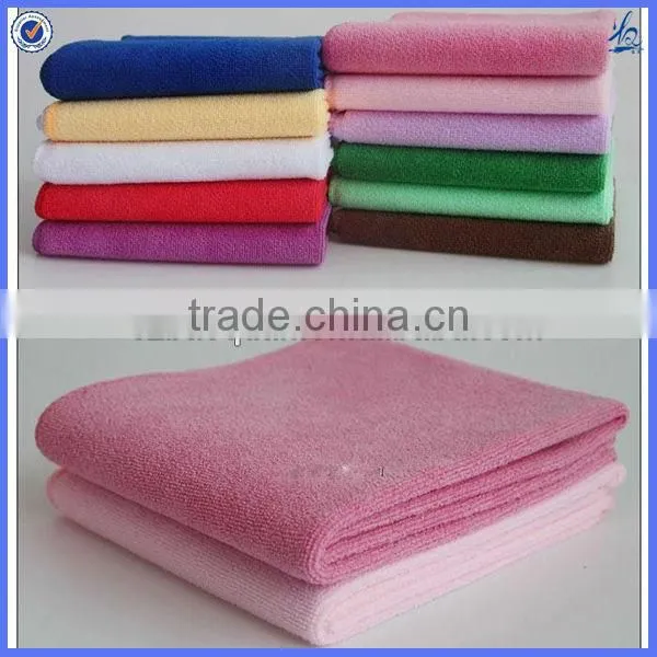 Hot sale square cheap 100% polyester microfiber towel wholesale