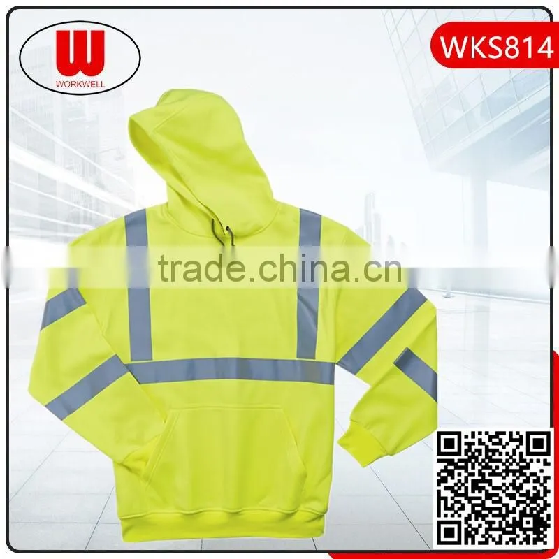 Hi Vis oversized reflective hoodie jacket