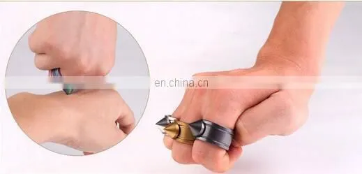 1pc EDC Ring Self-defense Weapon Broken Windows To Escape Tools Fashion Accessory