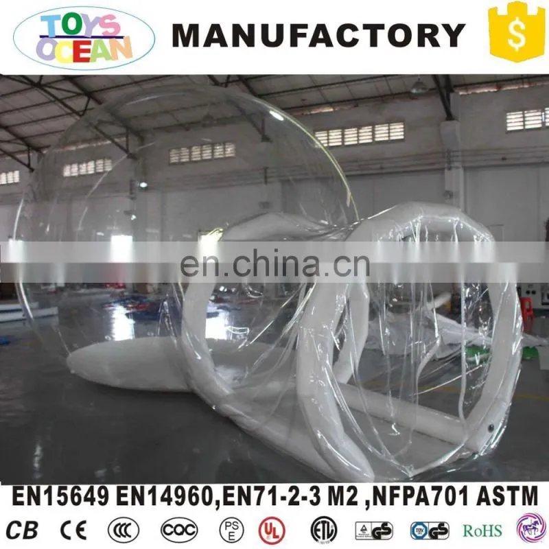 Hot Sale Rental Commercial inflatable clear bubble tent for camping