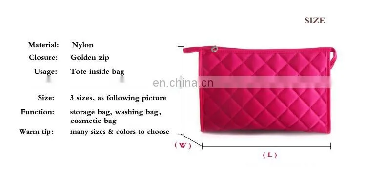 Hot selling Polyester Make up cosmetic travel toilet wash bag