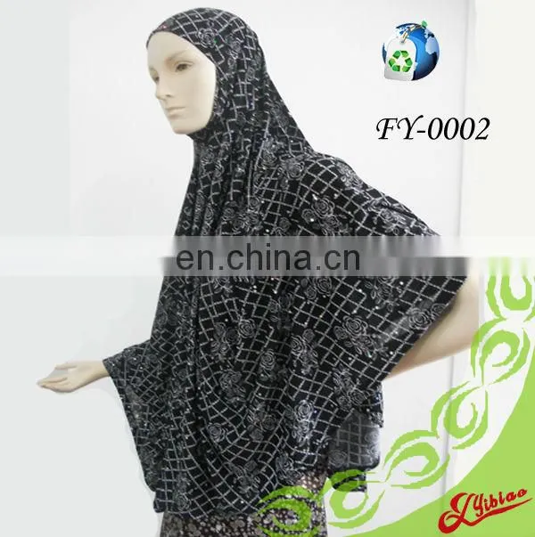 Customized Arab New style polyester hijab scarf muslim