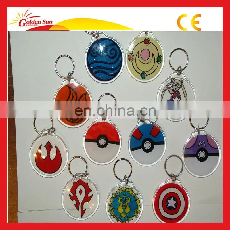 Promotional Customized Cheap Acrylic Keychain Blank Photo Frame/Acrylic Frames Keychain