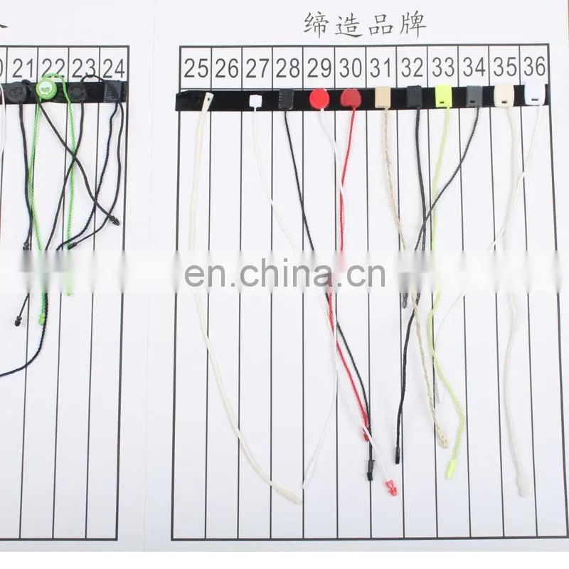 2016 China Direct Sales Clothing Plastic String Seal Tag