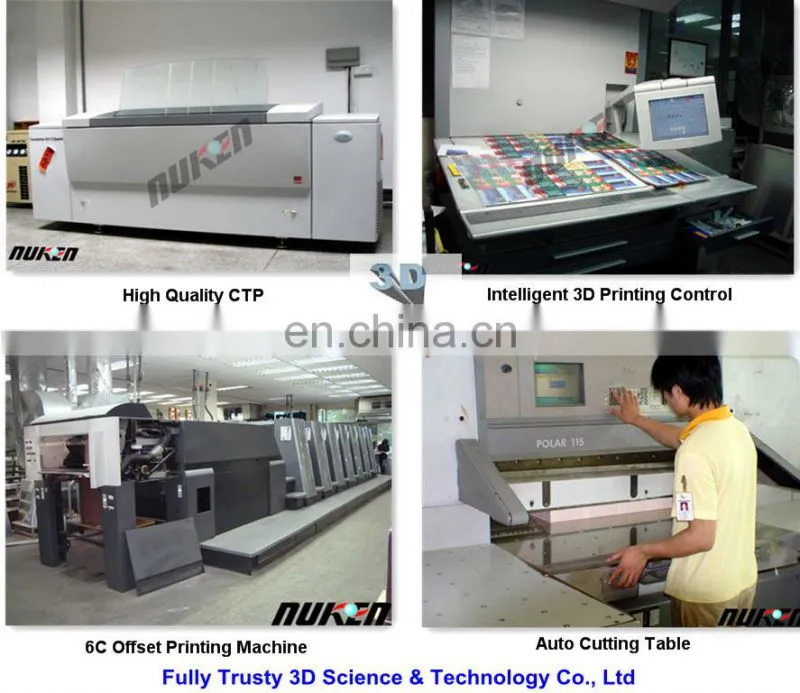 China Regional Feature and Plastic Material 3D Lenticular Sheet