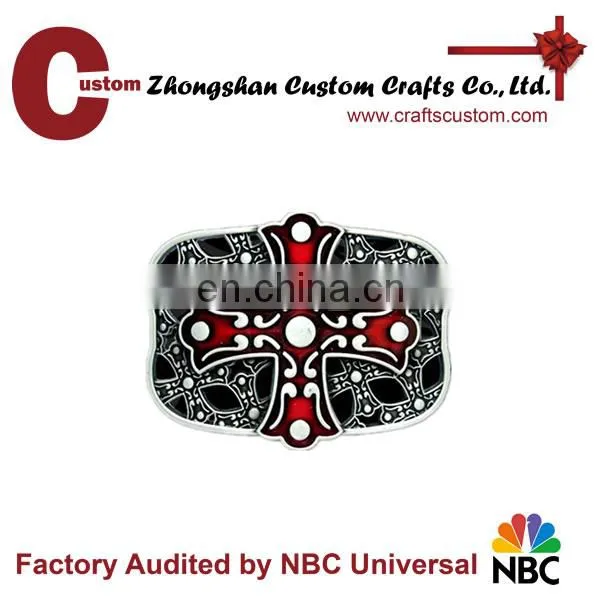Belt buckle manufacturers custom engrave logo cut out star US military metal belt buckle