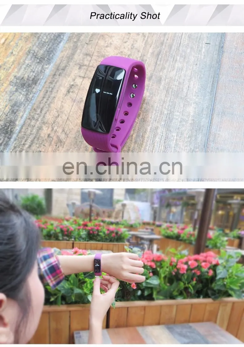 2016 CE RoHS Pedometer Smart Band Heart Rate Smart Bracelet