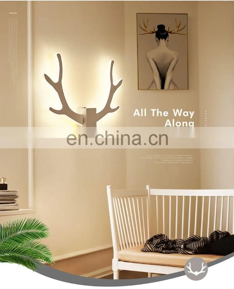 Modern minimalist home lighting balcony aisle lamp bedroom study bedside lamp led wall lamp