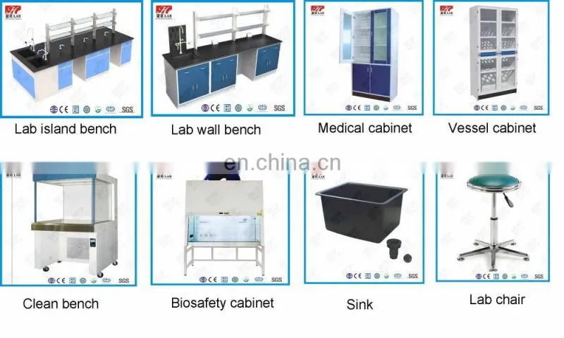 Biology laboratory island work bench /island bench/working table