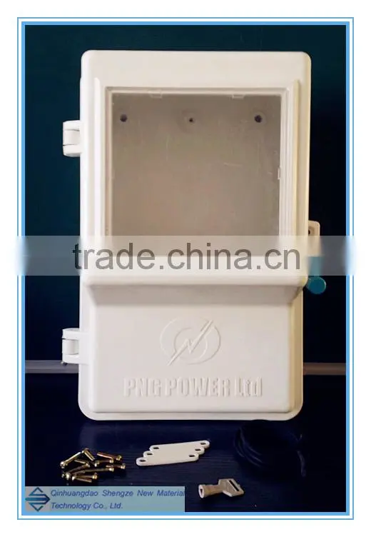 SMC meter box, glass fiber electric box , grp kilowatt hour meter shell
