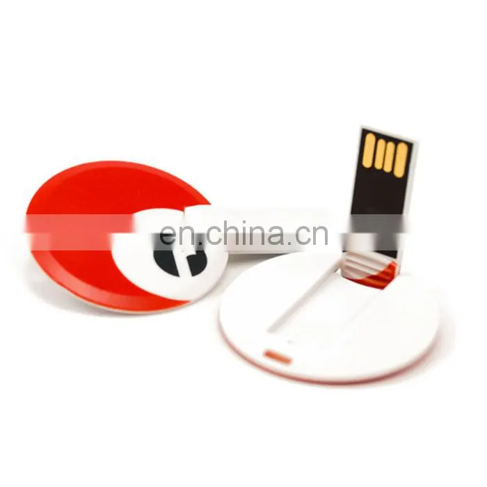Promotional USB card Interface 2.0 100% Real Capacity Coin USB Memory