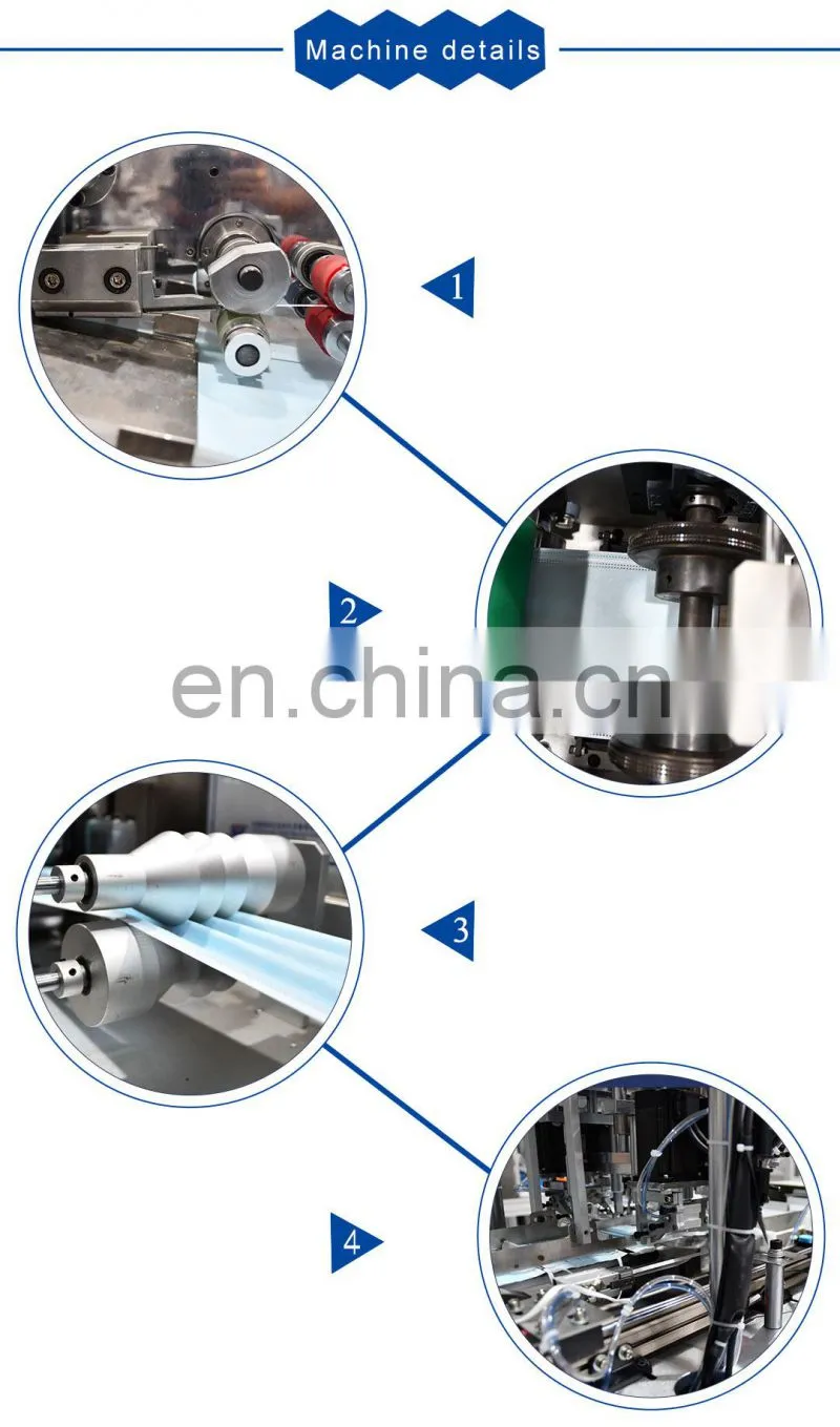 Hot Sale Flat One to One Outer Ear Strap Face Mask Machine