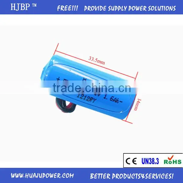 HJBP china factory wholesales non-rechargeable LIMNO2 3V CR14335BL primary lithium battery