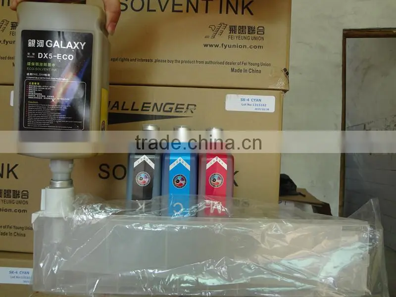 Eco solvent ink for Roland Mutoh Mimaki with DX4 DX5 printhead