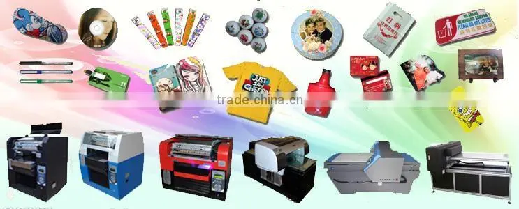 Excellent price for card/ phone case A3 size economical digital UV led flatbed printer