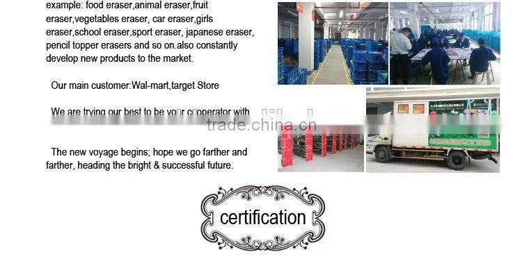 Toy Footprint shaped 3D rubber erasers for children