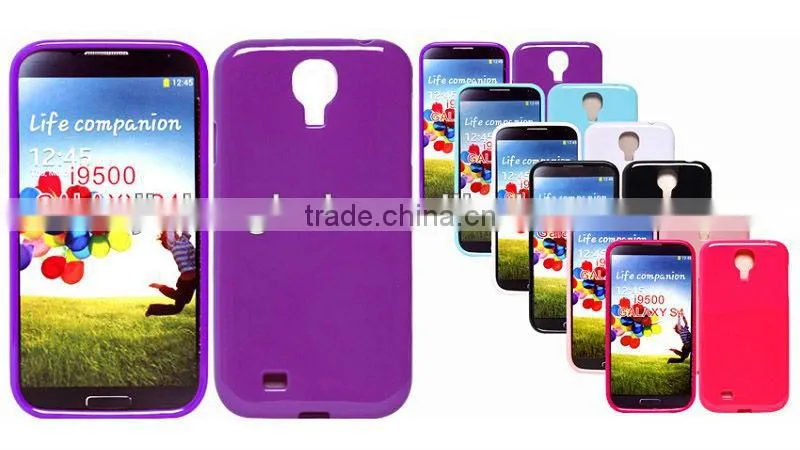 China jelly case for samsung galaxy S4