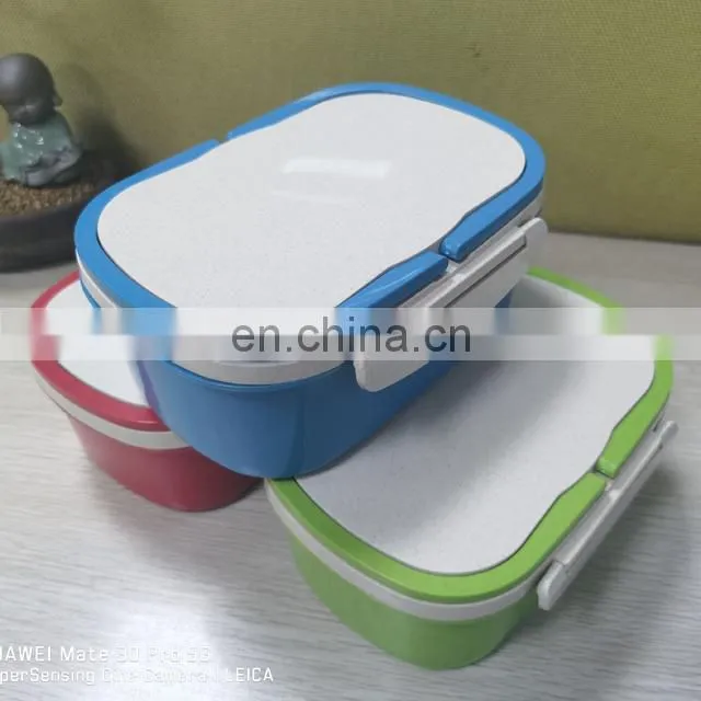 Promotional Wholesale Bamboo Straw Fiber Wheat Warm Stack Customize Lunch Bento Box