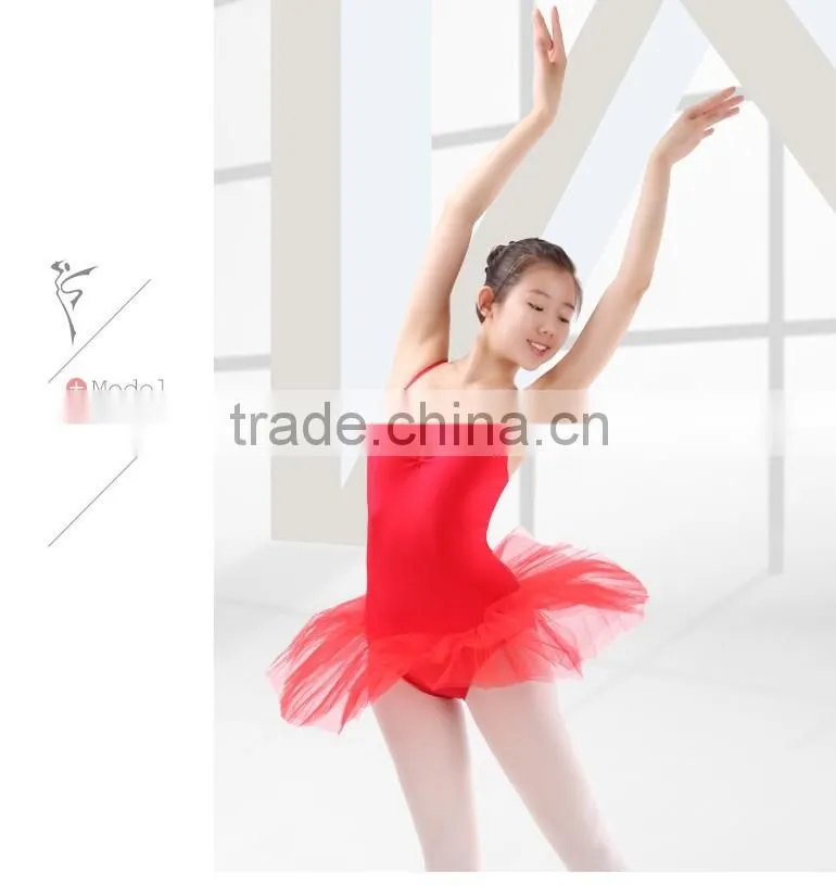 Camisole Leotard with Classical White Ballet Performance Tutus Skirts Kids