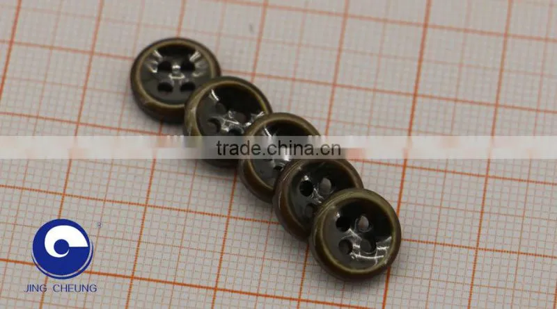 natural trocas shell fastener printing logo