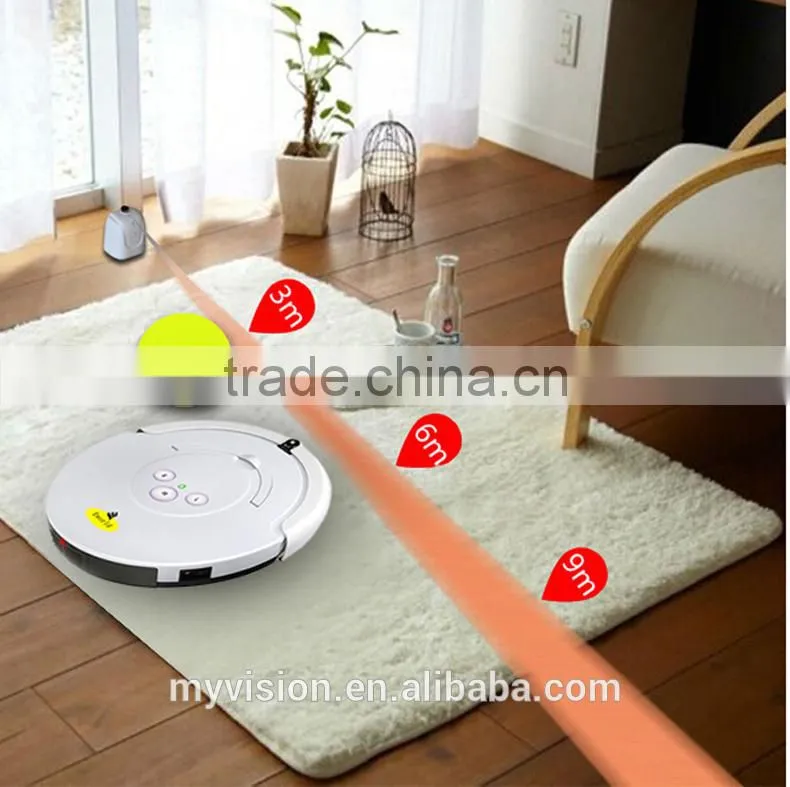 Robotic vacuum cleaner M881 low noise only dry for home ,school,hotel