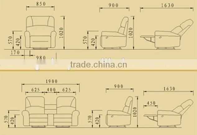 VIP Recliner, Cinema Seating,cinema sofa