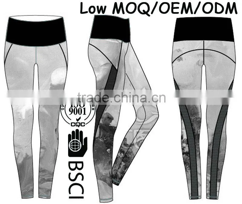 Wholesale polyester and spandex sexy leggings for women