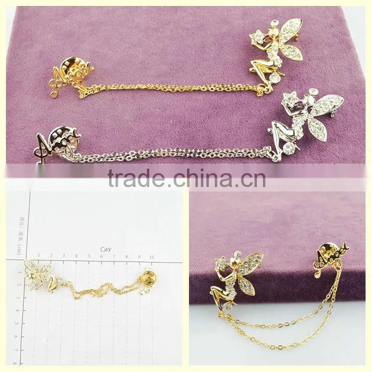 Innovative products import fairy angel brooches for wedding invitation