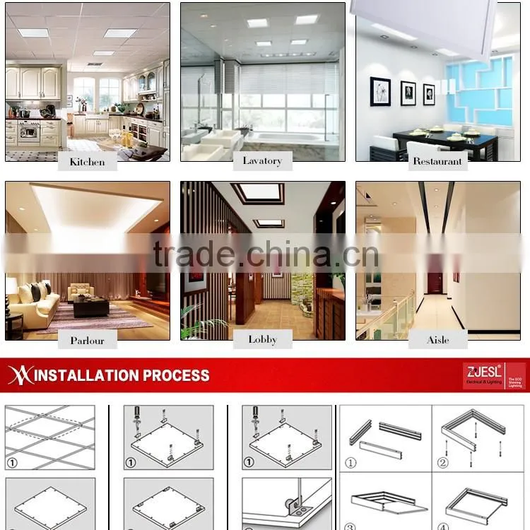 TUV CE&RoHS dimmable 45w 600x600 led panel light 3years warranty