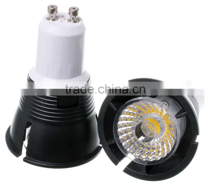 Professional indoor sky Mini LED spot Light 24V 3W 5W GU10 GU5.3 black Color case