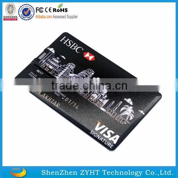 China wholesale USB card customized promotional gift USB flash drive