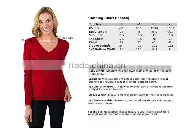 Cashmere Women's 100% Cashmere Long Sleeve Pullover V Neck Sweater