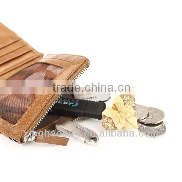 Business men leisure leather wallet genuine leather purse for male