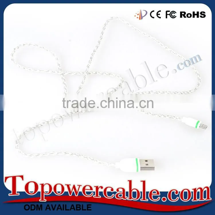 China Supplier High Speed Sync Transfer 24Awg Micro Usb Charging Cable