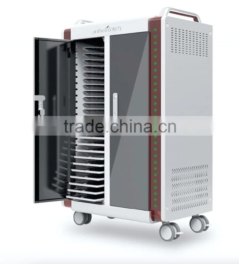 40 compartment charging cart for ipad