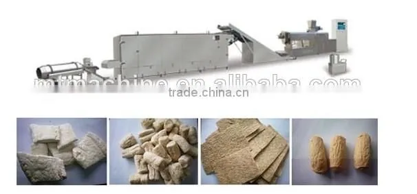 Soya Chunks Meat Making Machine Plant