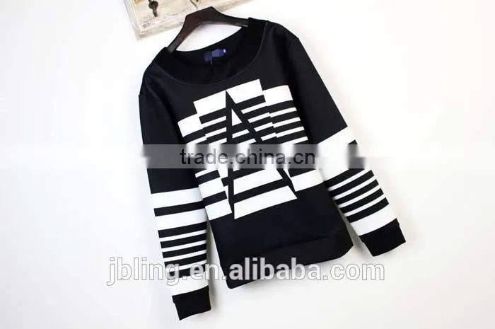 custom irregular pattern printed sweatshirt