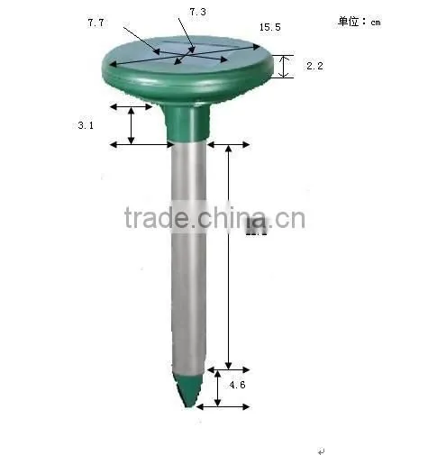 Outdoor Solar Gardent Ultrasonic Powered Pest Repeller