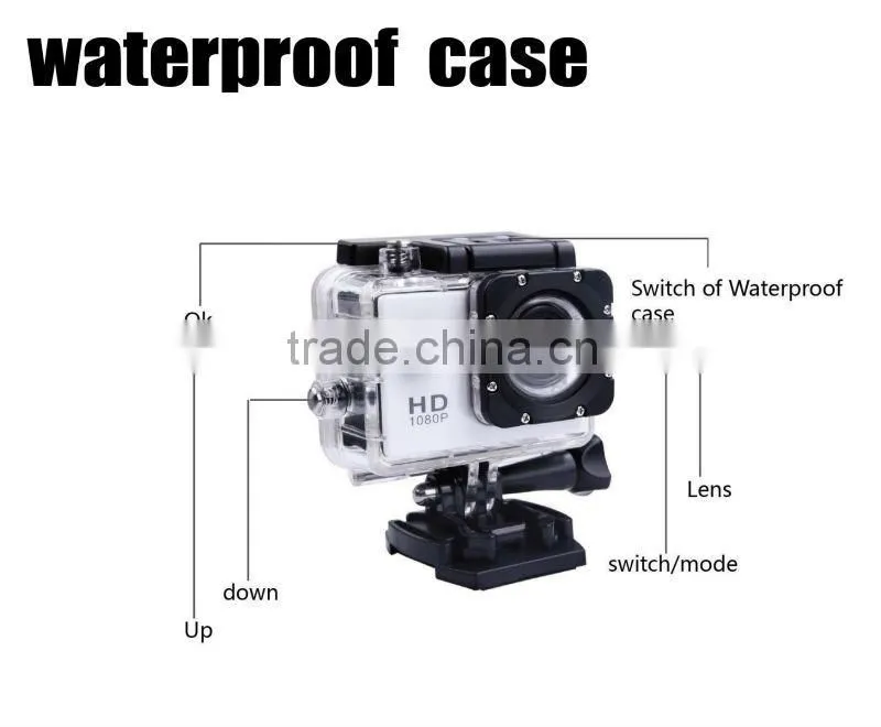 Full Hd 1080P Outdoor Sport Camera Sport Dv Mini Dv Sport Camera