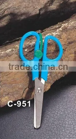 S/S+ABS 13.3*5.7*0.7 Hot sale kids scissors/children scissors/professional scissors/safety scissors/student scissors