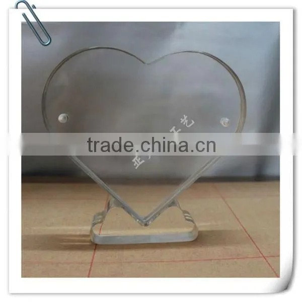 human shape high quality transparent acrylic photo frame
