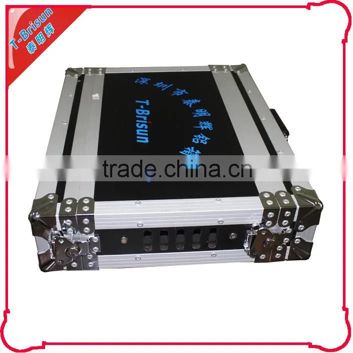 customized standard 2U rack case flight case