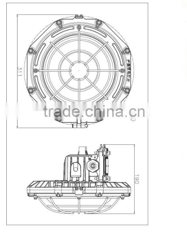 2012 High quality 30w flame proof LED Tunnel light with osram and cree led resource